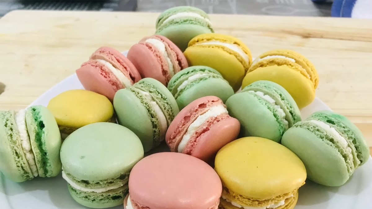 cách làm bánh macaron 1