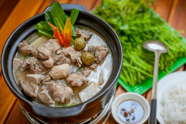 canh vịt om sấu