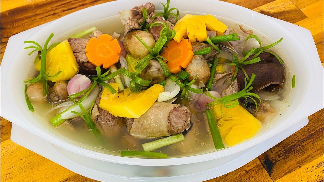 canh vịt nấu dứa